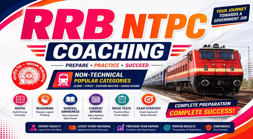 RRB NTPC exam preparation classes in Nangloi for railway aspirants