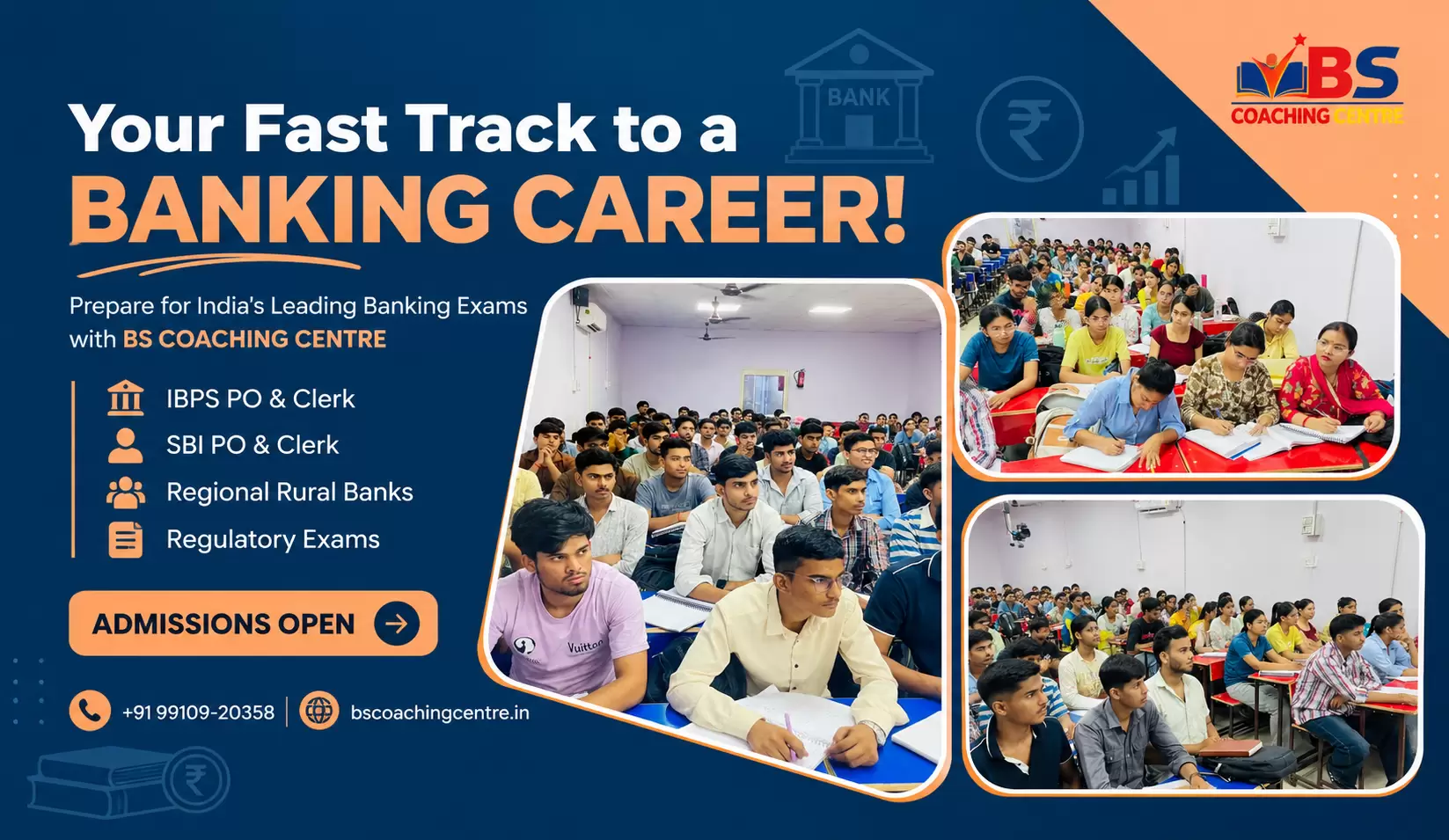 Banking Exam Coaching at BS Coaching Centre in Nangloi, Delhi