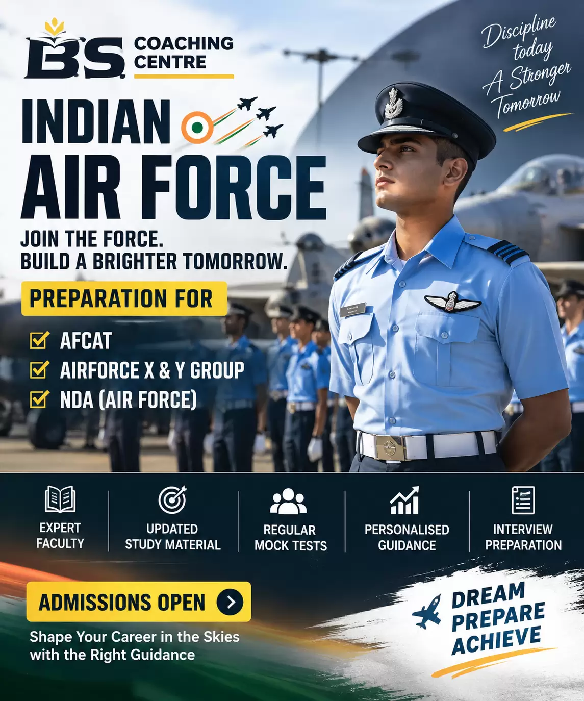 Indian Air Force Coaching in Nangloi at BS Coaching Centre